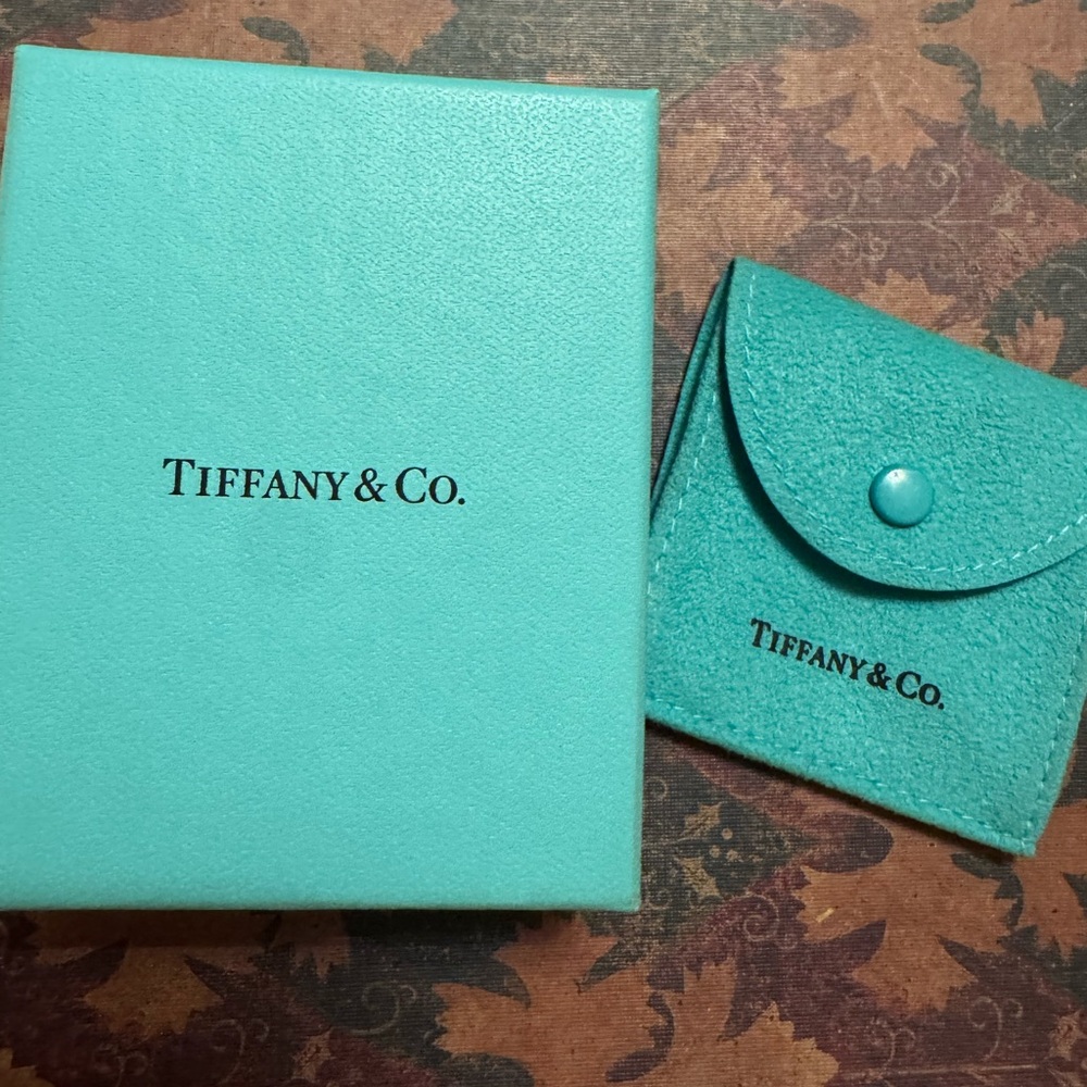 Tiffany & Co. Turquoise Pouch and Box Set - Picture 3 of 4